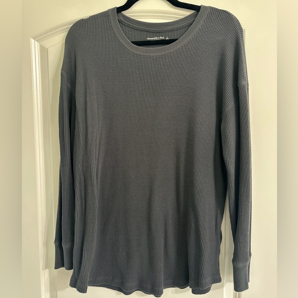 Abercrombie & Fitch - Waffle Knit Long Sleeve Tee